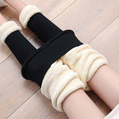 Winter Wool-Lined Leggings – Your Ultimate Warmth for Cold Days