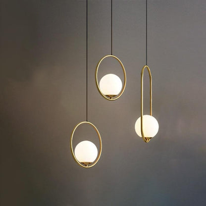 Suspension en Verre Sleek Harmony - Une Lampe Suspendue Chic et Élégante Parfaite pour des Espaces Sophistiqués