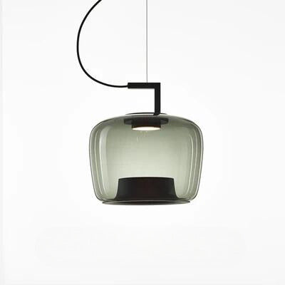 Modern Elegant LED Chandelier - Glass and Aluminum Design for Your Kitchen and Dining Room