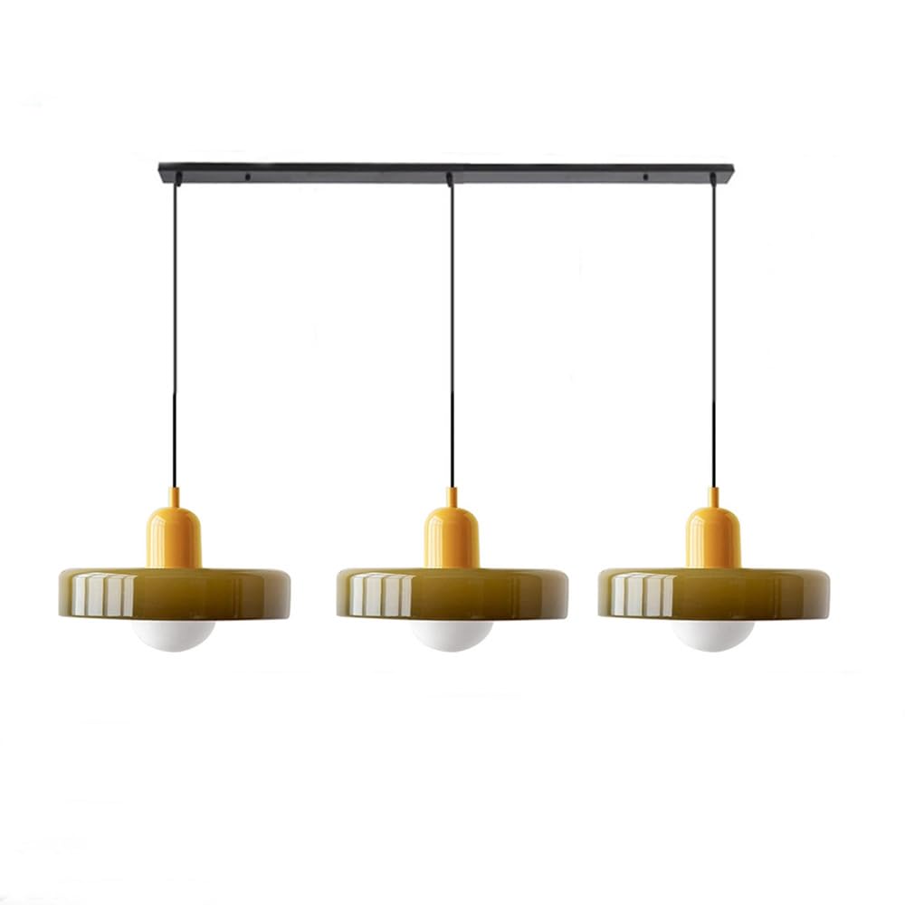 Suspension Bauhaus élégante – Design en verre chic pour rehausser vos espaces de vie et de salle à manger