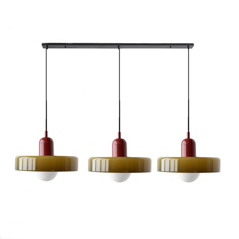Suspension Bauhaus élégante – Design en verre chic pour rehausser vos espaces de vie et de salle à manger