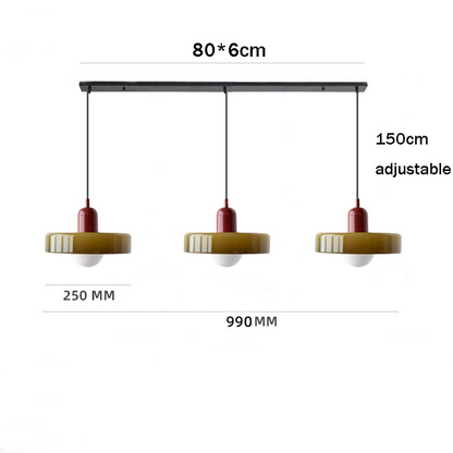 Suspension Bauhaus élégante – Design en verre chic pour rehausser vos espaces de vie et de salle à manger