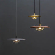 Scandinavian style wooden pendant – Chic industrial hanging lamp