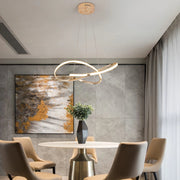 Elegant Marion LED Chandelier – Stunning Black and Gold Pendant Perfect for Cozy Spaces