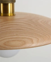 Handmade wooden ceiling lamp Dopwii – A touch of modern elegance