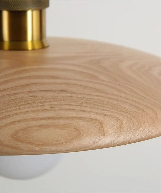 Handmade wooden ceiling lamp Dopwii – A touch of modern elegance