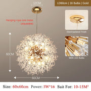 Elegant crystal LED chandelier – Stylish chrome finish with G9 lighting
