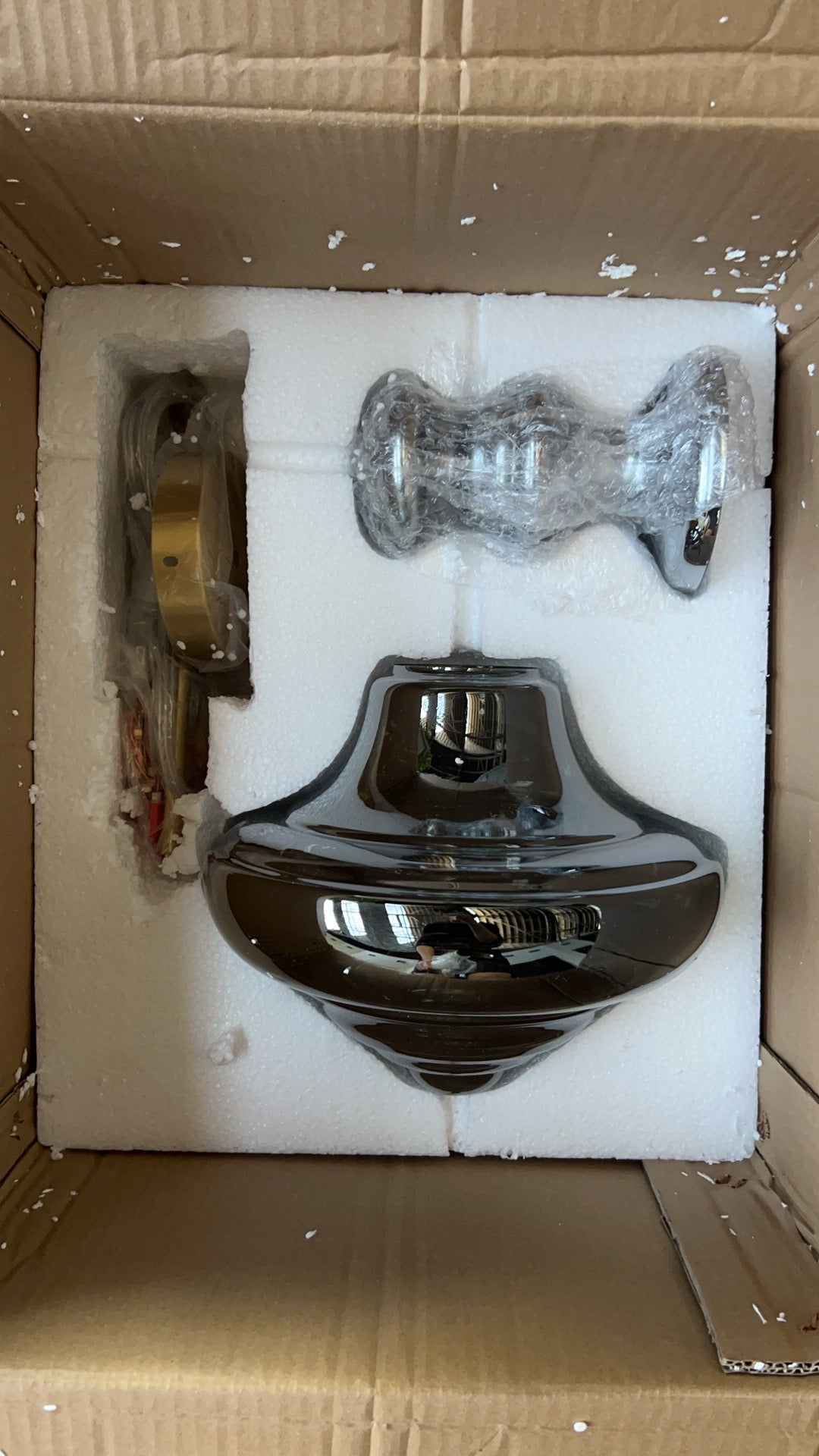 Suspension en verre et laiton élégant – Éclairage stylé pour votre salon et votre cuisine