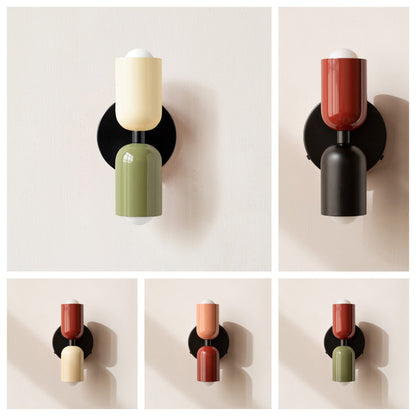 Applique murale ajustable élégante et stylée avec deux ampoules – Disponible en plusieurs couleurs