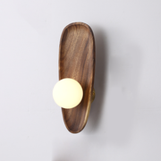Elegant natural wood wall sconce – Embrace modern elegance with a warm organic ambiance