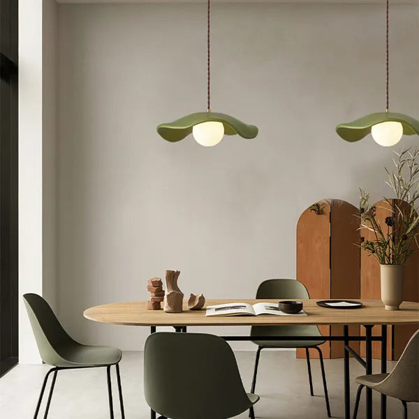 Suspension Lotus Wabi-Sabi – Élégance Inspirée de la Nature pour Votre Salle à Manger