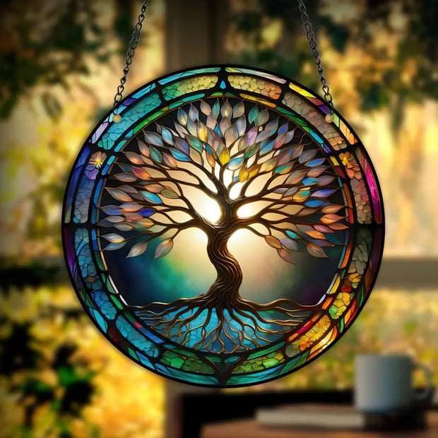 Enchanted Sun Catcher - Handmade Crystal Light Sensor for a Dreamy Atmosphere