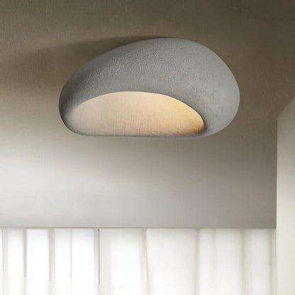 Lumière de plafond Wabi-Sabi – Épouser l'élégance minimaliste avec une douce lueur LED