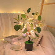 USB-powered LED Christmas branch floor lamp – Soft lighting ambiance for warm festive nights