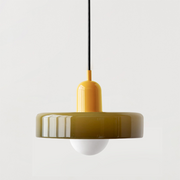 Elegant Bauhaus Glass Pendant - Where Modern Function Meets Sleek Minimalism