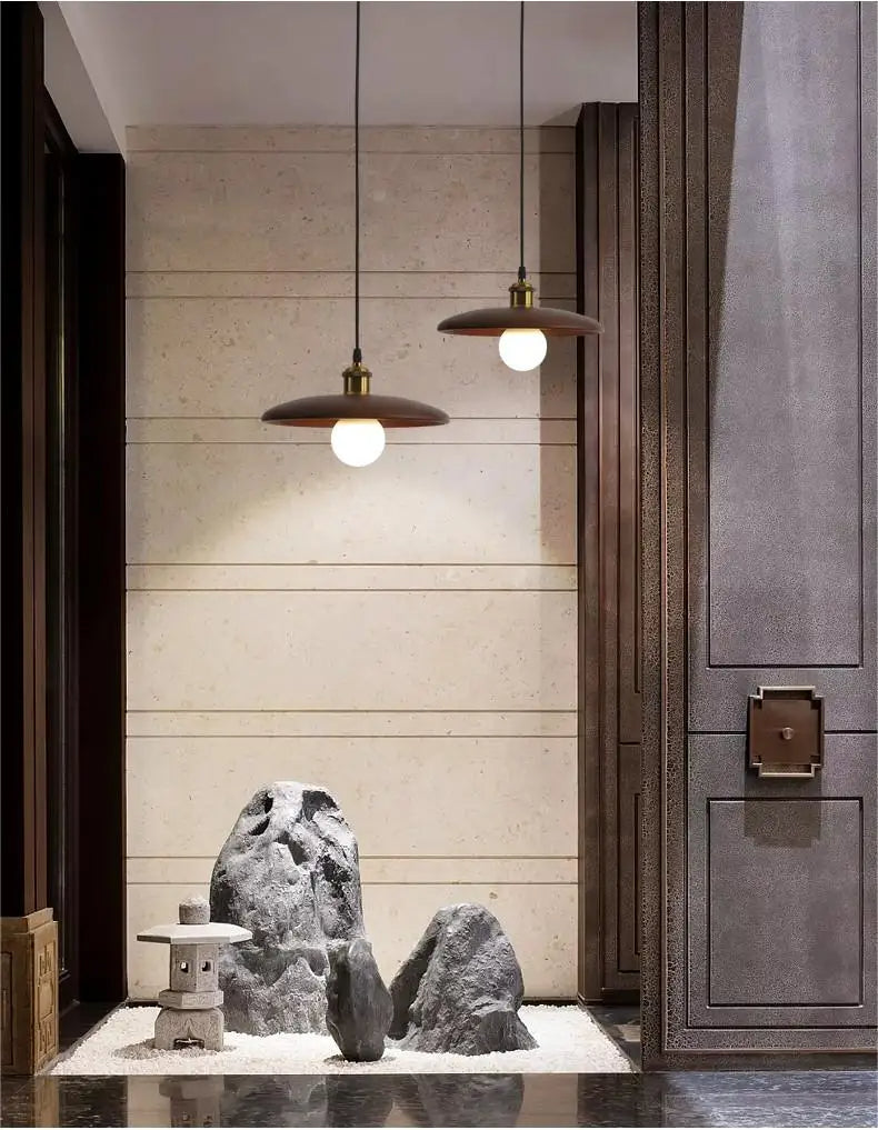 Lampe de plafond en bois faite à la main Dopwii – Une touche d'élégance moderne