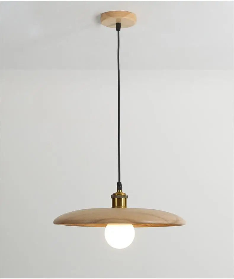 Lampe de plafond en bois faite à la main Dopwii – Une touche d'élégance moderne