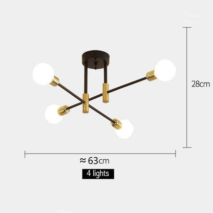 Applique Pendante Orbita Élégante – Design Métallique Chic avec Compatibilité LED E27