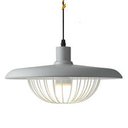 Scandinavian style wooden pendant – Chic industrial hanging lamp