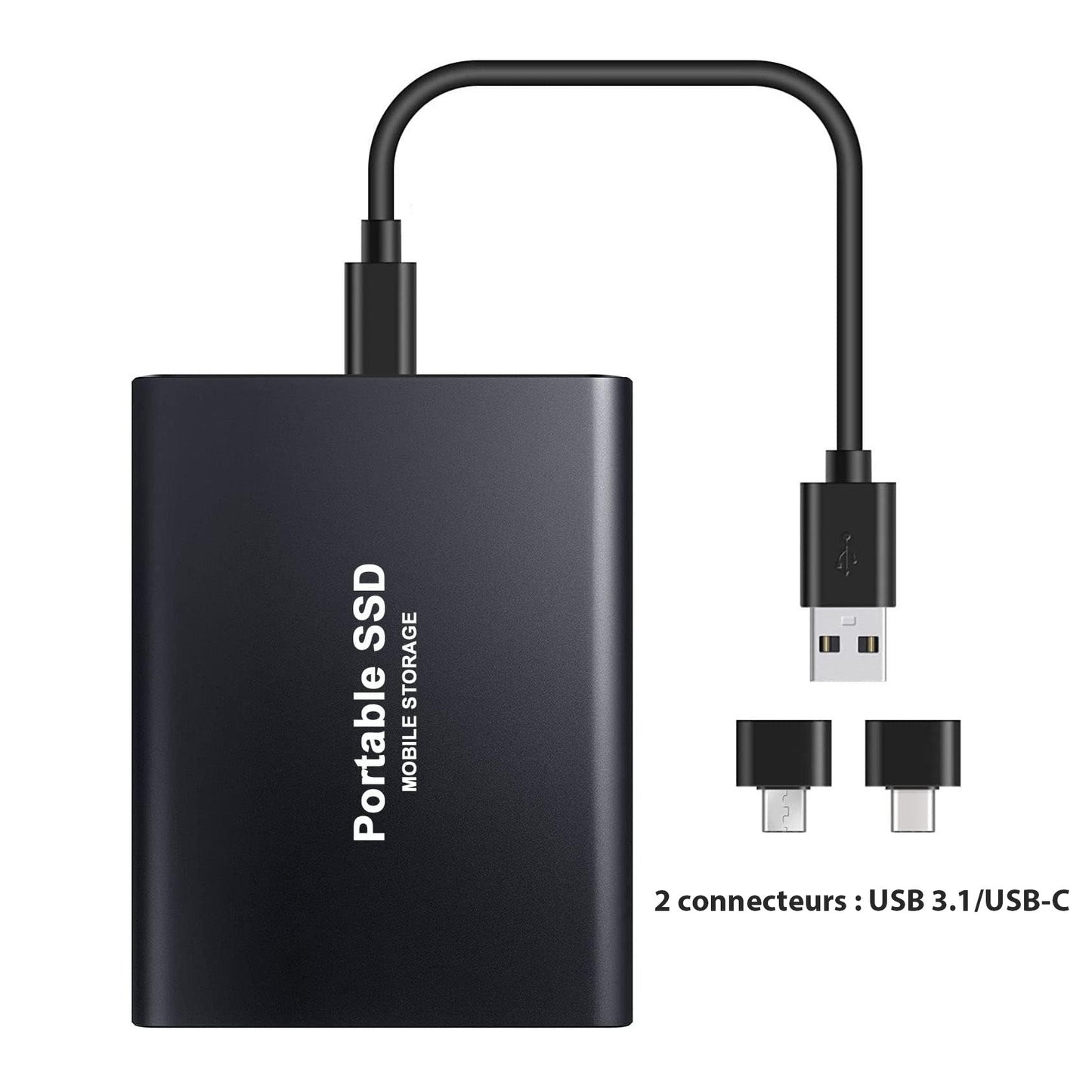 Ultra-fast external SSD drive – Elegant design with generous storage space