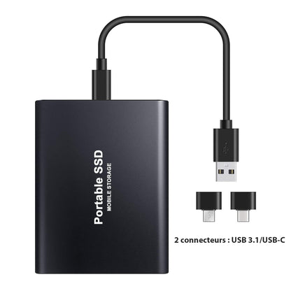 Ultra-fast external SSD drive – Elegant design with generous storage space