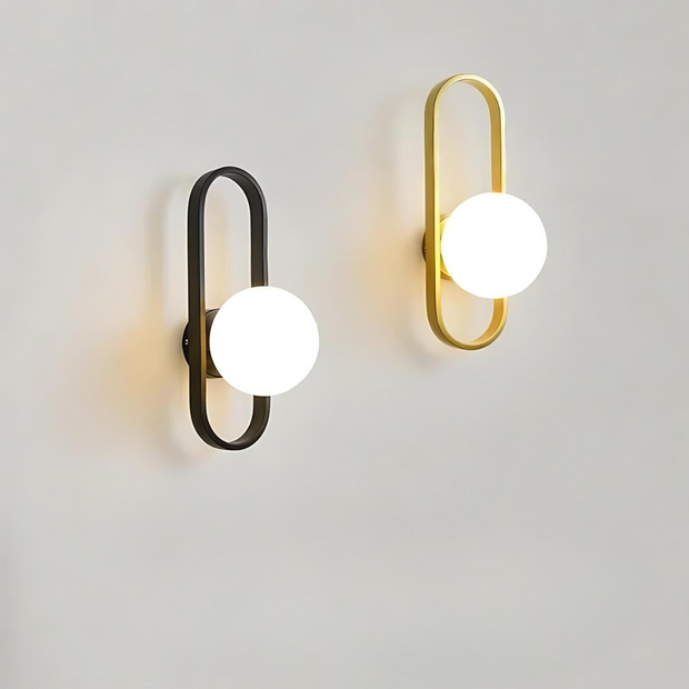 Camille Wall Sconce – Elegant Satin Glass LED Light Fixture, Perfect for Contemporary Spaces