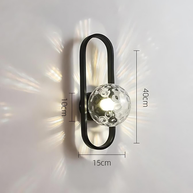 Camille Wall Sconce – Elegant Satin Glass LED Light Fixture, Perfect for Contemporary Spaces