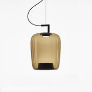 Modern Elegant LED Chandelier - Glass and Aluminum Design for Your Kitchen and Dining Room