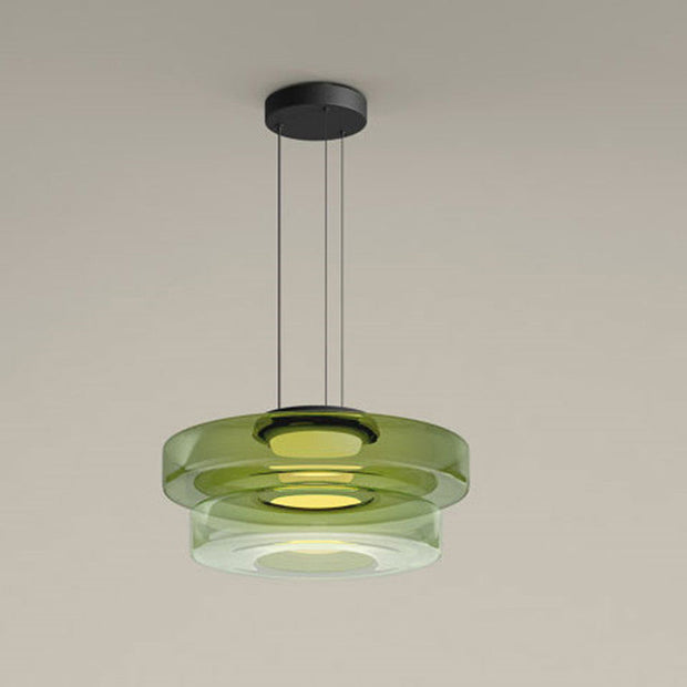 Superb glass pendant lamp in the shape of a moon – Chic and versatile indoor lighting