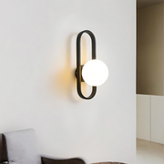 Camille Wall Sconce – Elegant Satin Glass LED Light Fixture, Perfect for Contemporary Spaces