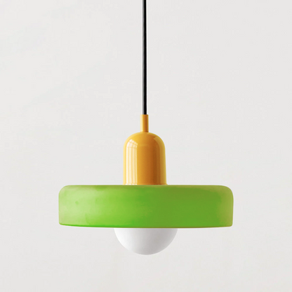 Suspension en verre Bauhaus élégante - Où la fonction moderne rencontre le minimalisme élégant