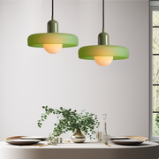 Elegant Bauhaus Glass Pendant - Where Modern Function Meets Sleek Minimalism