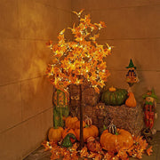 Enchanting LED Maple Tree Decor - Embrace Autumn with a Soft Warm Light