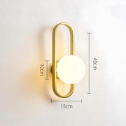 Camille Wall Sconce – Elegant Satin Glass LED Light Fixture, Perfect for Contemporary Spaces