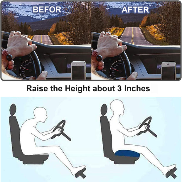 Ergonomic car seat for adults with optimal support on the go – Increased comfort!