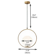 Elegant and Chic Pendant – Contemporary Metal Design with a Dazzling Glass Case