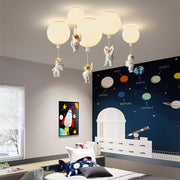 Dazzling Astronaut Moon LED Pendant Light – A One-of-a-Kind Space-Inspired Ceiling Light