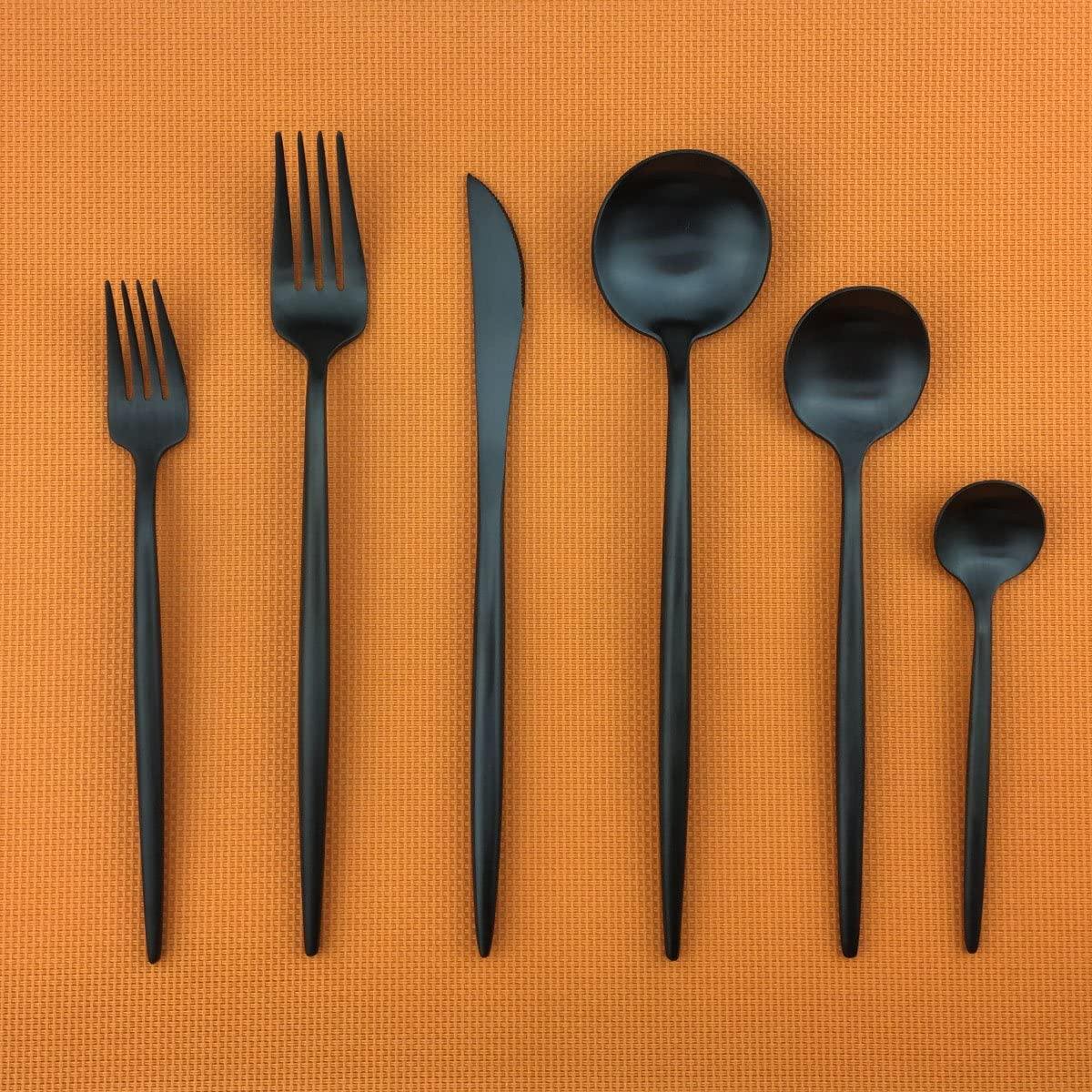 Set de couverts en acier inoxydable 36 pièces – Sophistiqué et durable