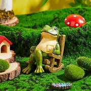 Enchanted LED Frog Statue – A Whimsical Outdoor Delight
