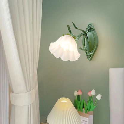 Elegante wandlamp in lelietjes-van-dalen vorm – Bloem geïnspireerd ontwerp met zacht licht (E27)