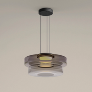 Superb glass pendant lamp in the shape of a moon – Chic and versatile indoor lighting