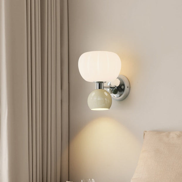 Elegant Cream LED Wall Sconce – Energy-Efficient Accent Light for Your Living Room and Bedroom