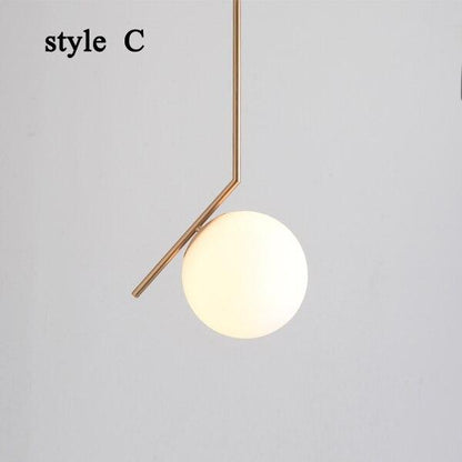 Suspension en Verre Sleek Harmony - Une Lampe Suspendue Chic et Élégante Parfaite pour des Espaces Sophistiqués