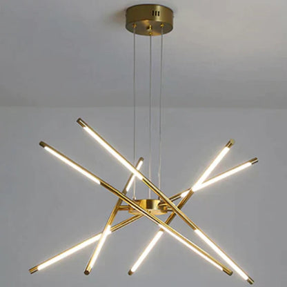 Chandelier Araignée Contemporain – Design Adjustable et Polyvalent avec 6 à 12 Lumières Éclairantes