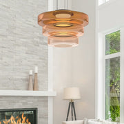 Superb glass pendant lamp in the shape of a moon – Chic and versatile indoor lighting