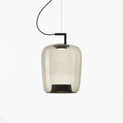Modern Elegant LED Chandelier - Glass and Aluminum Design for Your Kitchen and Dining Room