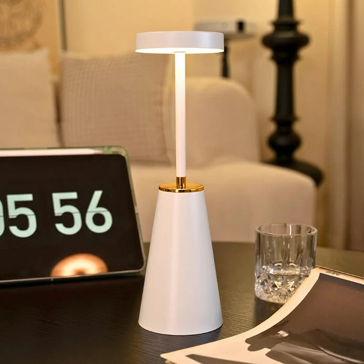 Lampe de Table LED sans Fil LumiFlex - Dimmable avec Fonction Mémoire Pratique et Charge USB