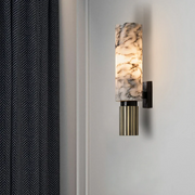 Elegant Wall Sconce in Marble and Copper LED – Illuminate Your Modern Space with Style!