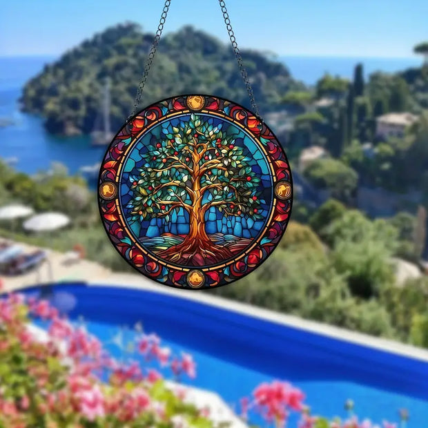 Enchanted Sun Catcher - Handmade Crystal Light Sensor for a Dreamy Atmosphere