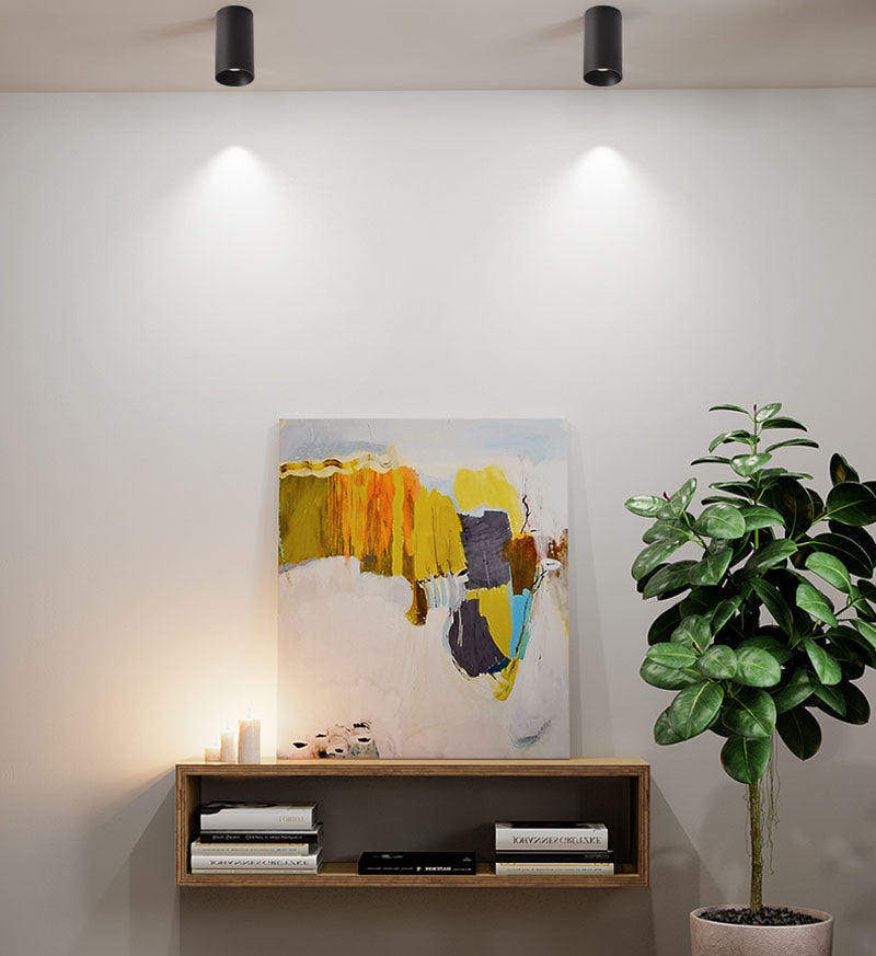 Elegant rund COB LED taklampa - Höj ditt utrymme med modern effektivitet